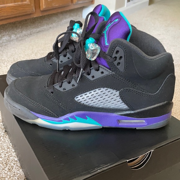 Air Jordan Retro 5 Black Grape - Picture 1 of 10